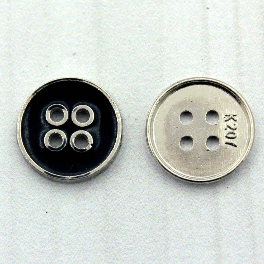 Пуговица арт.В-4 4974  15 мм металл (500 шт/уп.)